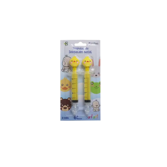 Sanitec Siringa per irrigazione nasale bambini, 2 pz.
