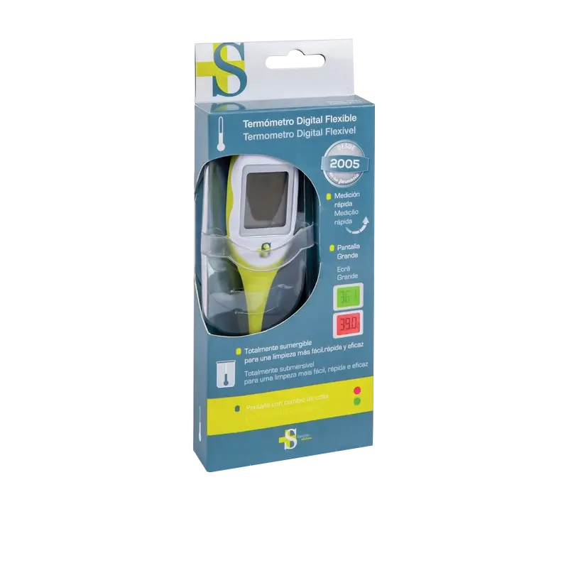 Termometro digitale sommergibile Sanitec a grande display, 1 pz.