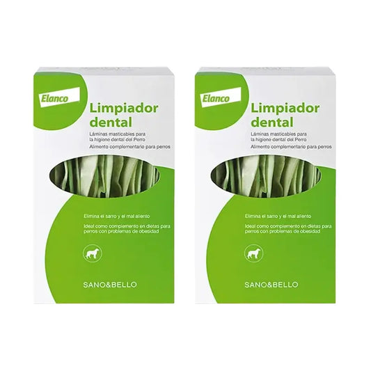 Snack Sano e Bello per Cani Detergente Dentale, 2X140 Gr