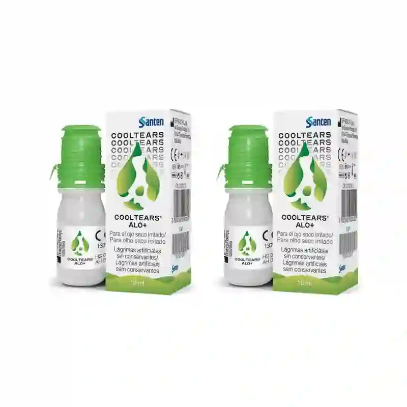 Santen Cooltears Alo+ Lacrime Artificiali Multidose, 2X10 Ml