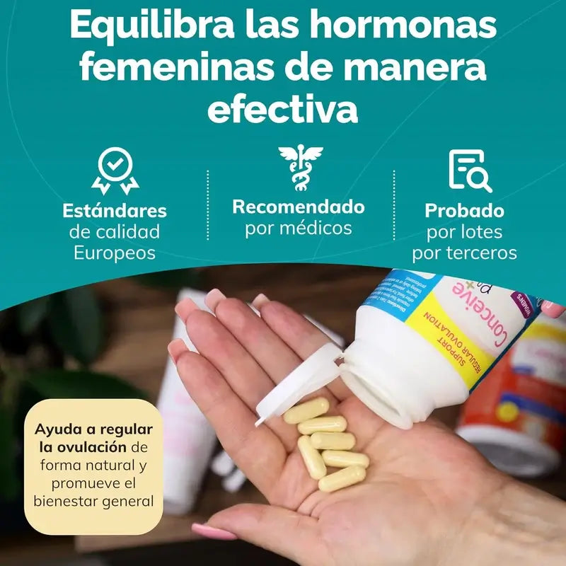 Sasmar Conceive Plus Ovulazione femminile, 120 capsule