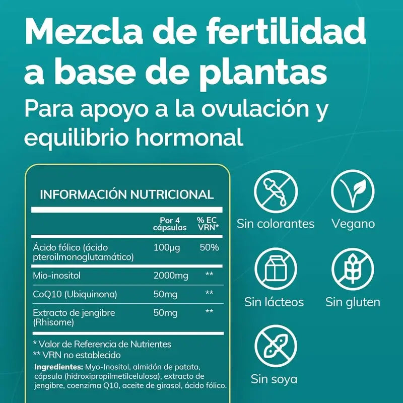 Sasmar Conceive Plus Ovulazione femminile, 120 capsule