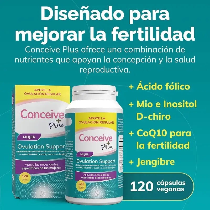 Sasmar Conceive Plus Ovulazione femminile, 120 capsule
