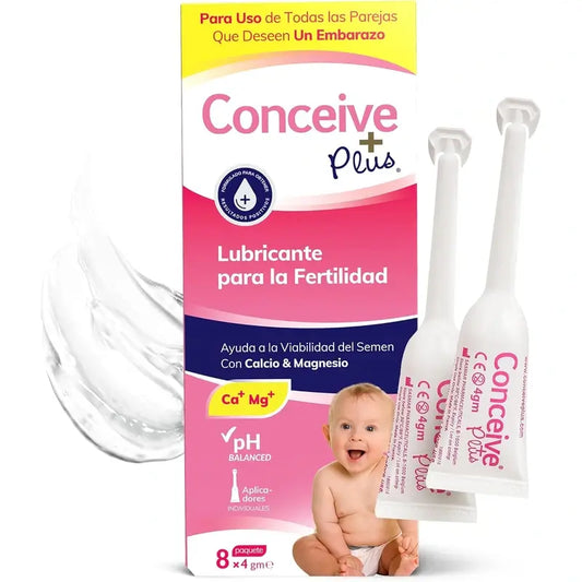 Sasmar Conceive Plus Lubrificante, 8 applicatori a dispenser singolo