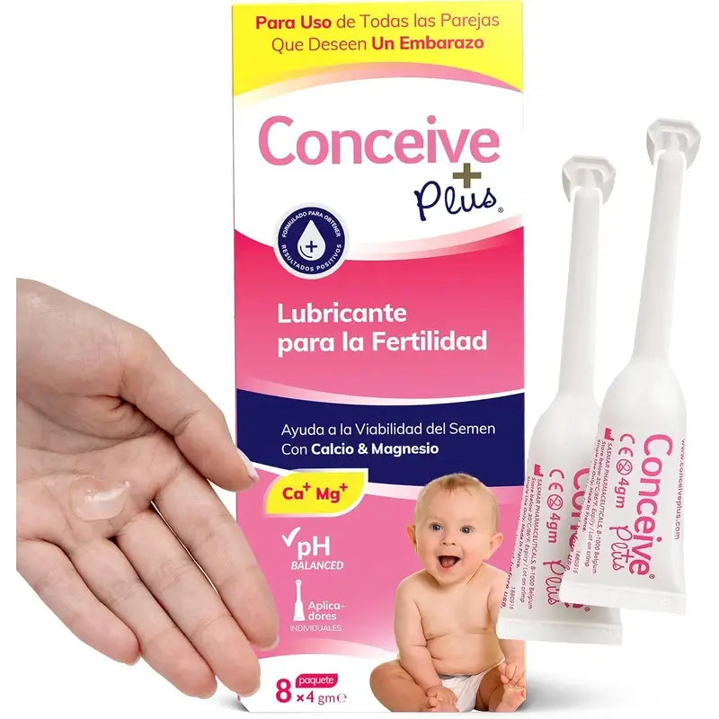 Sasmar Conceive Plus Lubrificante, 8 applicatori a dispenser singolo