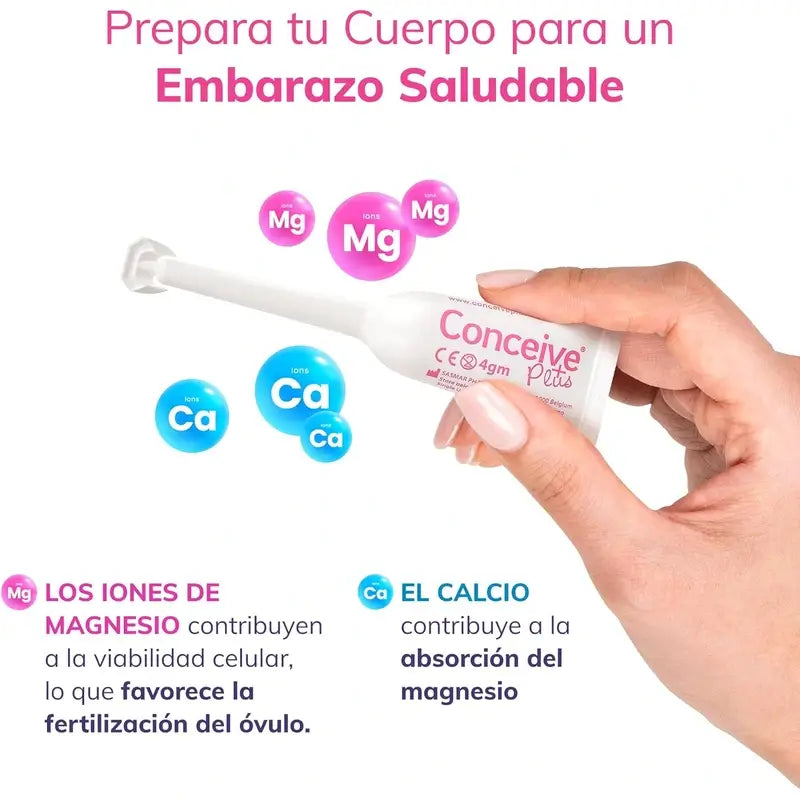 Sasmar Conceive Plus Lubrificante, 8 applicatori a dispenser singolo