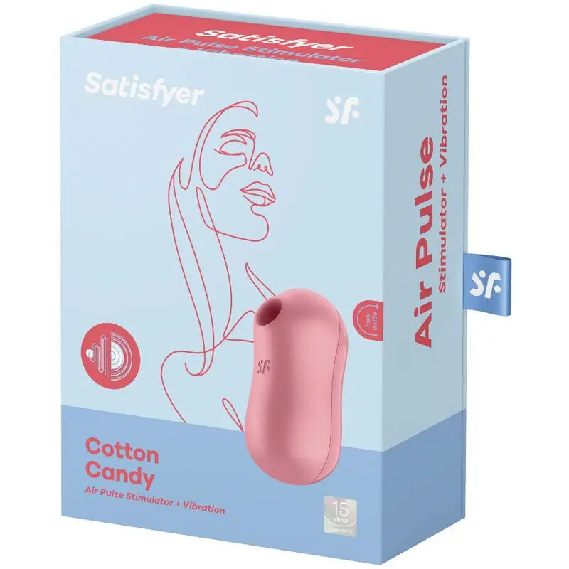 Stimolatore e vibratore per zucchero filato Satisfyer Air Pulse - Rosa