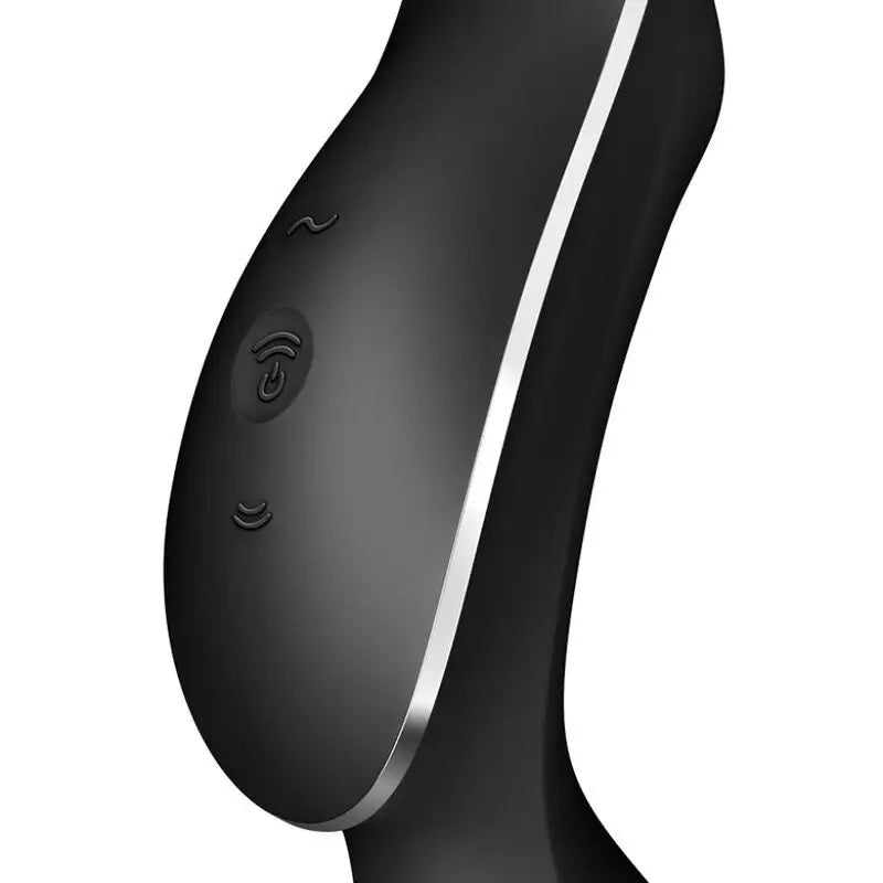 Stimolatore e vibratore Satisfyer Air Pulse Curvy Trinity 2 - Nero