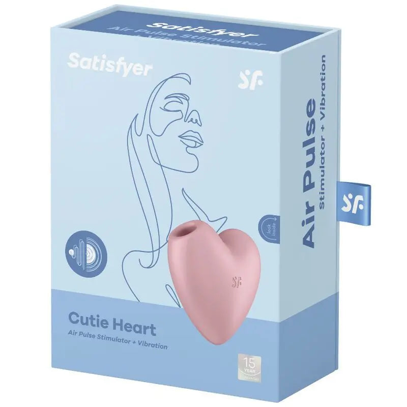 Stimolatore e vibratore cardiaco Satisfyer Air Pulse Cutie - Rosa