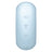 Stimolatore e vibratore doppio Satisfyer Air Pulse Pro To Go 3 - Blu