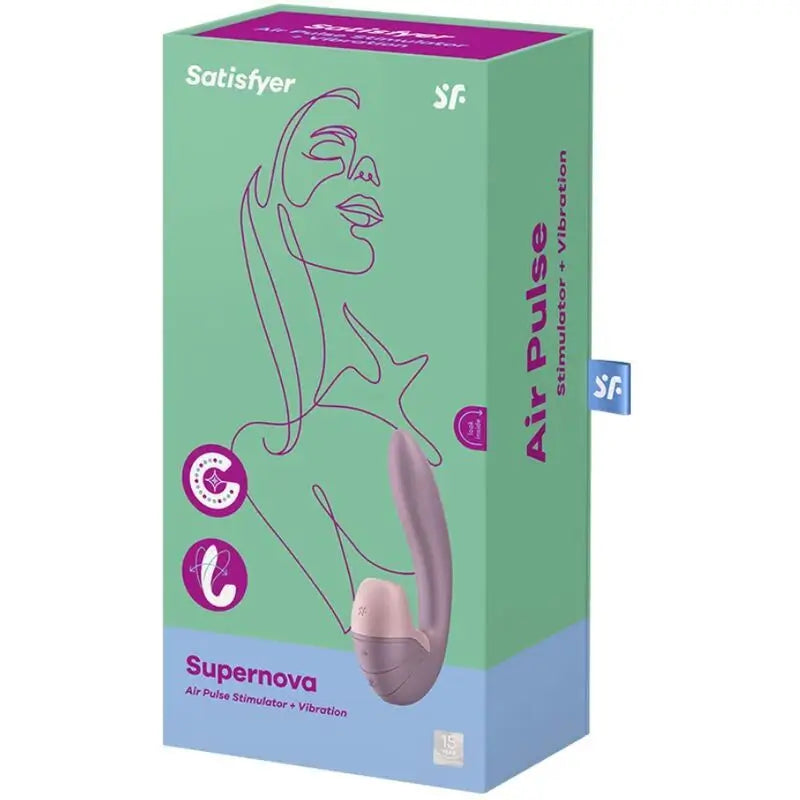 Stimolatore e vibratore Satisfyer Air Pulse Supernova - Rosa