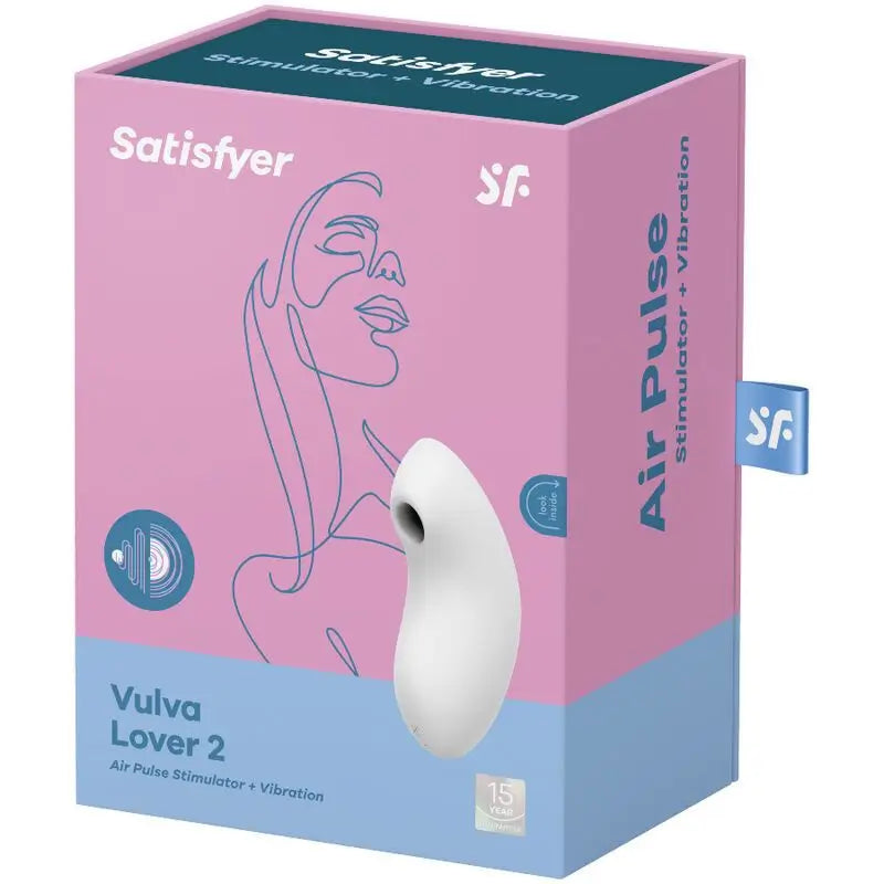 Stimolatore e vibratore Satisfyer Air Pulse Vulva Lover 2 - Bianco