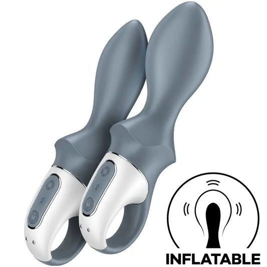 Satisfyer Air Pump Booty 1 Vibratore anale gonfiabile Grigio