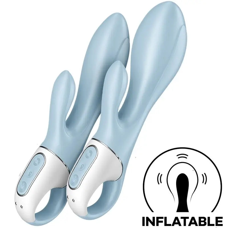 Satisfyer Pompa ad aria Bunny 1 Vibratore coniglio gonfiabile Blu