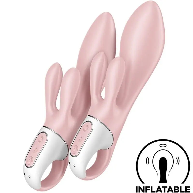 Satisfyer Pompa ad aria Bunny 3 Vibratore coniglio gonfiabile Rosa
