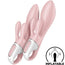 Satisfyer Pompa ad aria Bunny 3 Vibratore coniglio gonfiabile Rosa