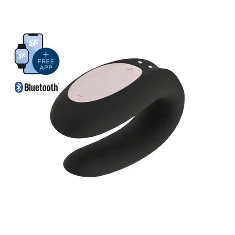 Satisfyer Connect Doppia Gioia con App - Oro Nero