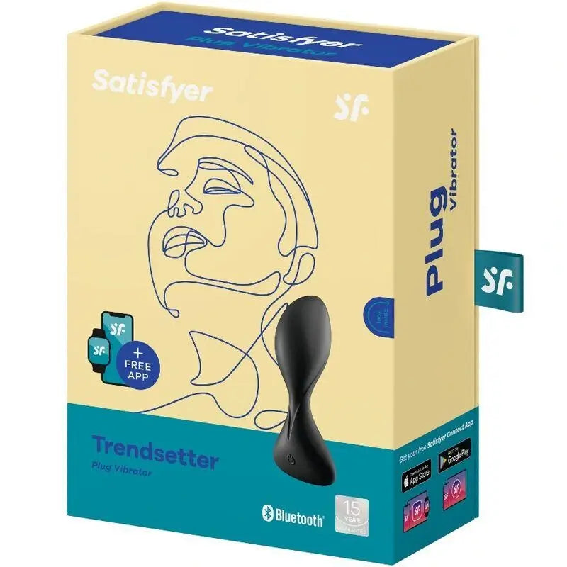 Plug vibrante Satisfyer Connect Trendsetter App - Nero