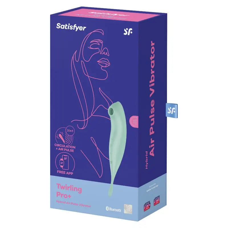 Stimolatore e vibratore App Satisfyer Connect Twirling Pro+ - Verde
