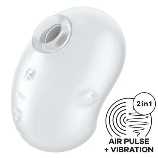 Satisfyer Cutie Ghost Vibratore Lay-On Bianco