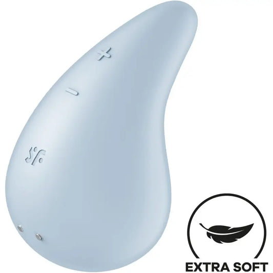 Satisfyer Dew Drop Vibratore Lay-On Blu