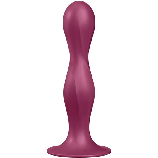 Dildo in silicone marrone Satisfyer Double Ball-R
