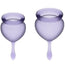 Kit coppetta mestruale Satisfyer Feel Good Lilla 15 + 20 Ml