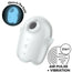 Satisfyer Glowing Ghost Air Pulse e Vibratore Bianco