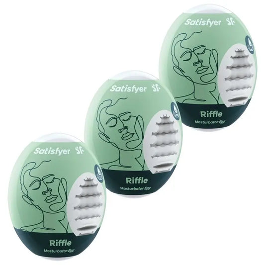Masturbatore Satisfyer con ovuli Riffle, 3 unità