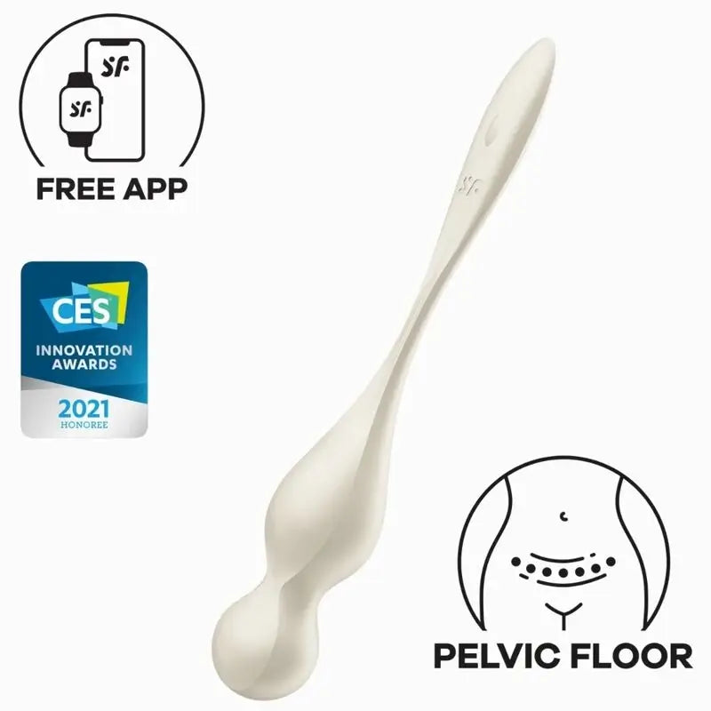 Satisfyer Love Birds Palline vibranti di Kegel bianche