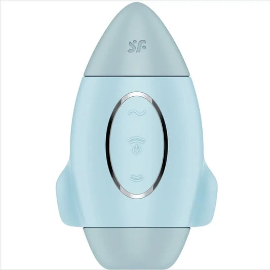 Satisfyer Mission Control Blue Piccolo Vibratore a doppio impulso