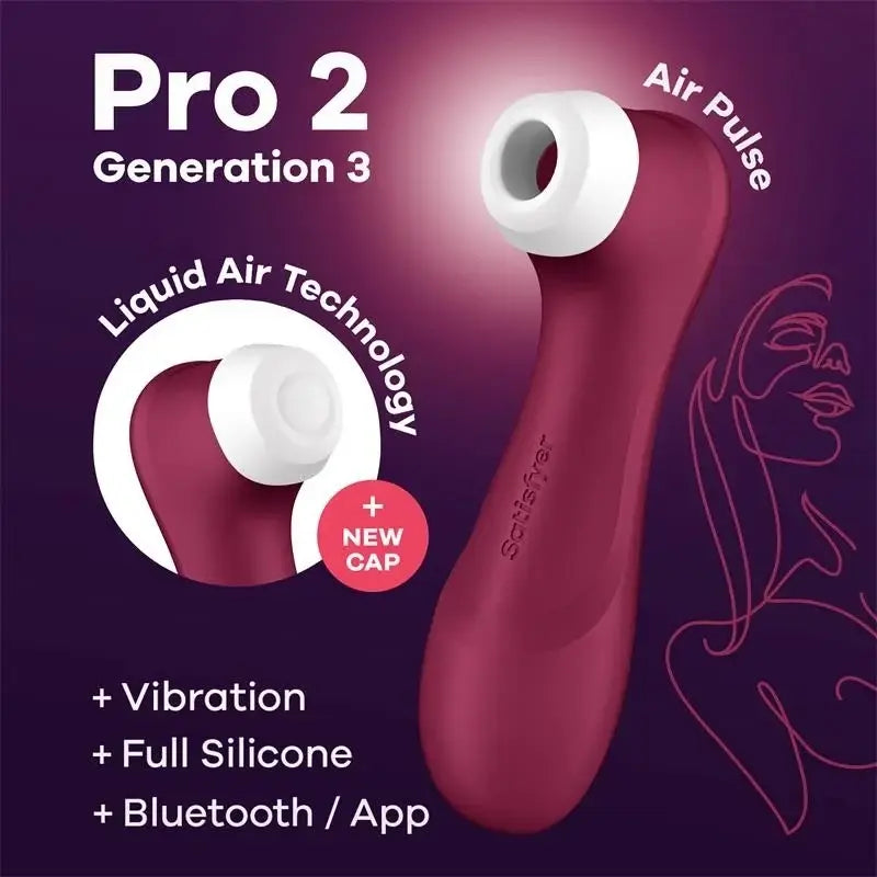 Satisfyer Pro 2 Generazione 3 Granato Bluetooth e App