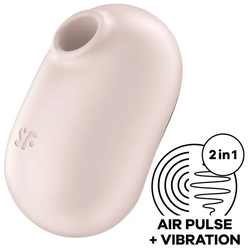 Stimolatore e vibratore Satisfyer Pro To Go 2 Doppio Beige