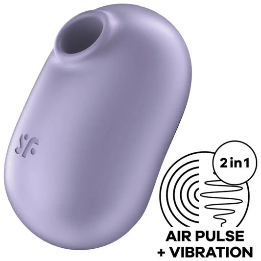 Satisfyer Pro To Go 2 Stimolatore e vibratore doppio viola