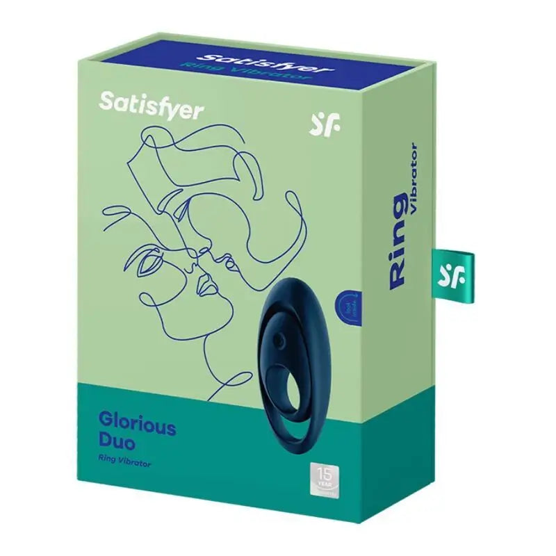 Anello Satisfyer Anello vibrante Glorious Duo Blu