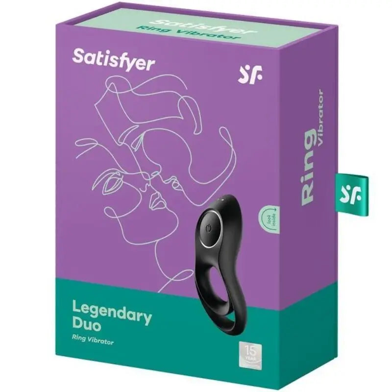 Anello Satisfyer Anello vibrante Legendary Duo Nero
