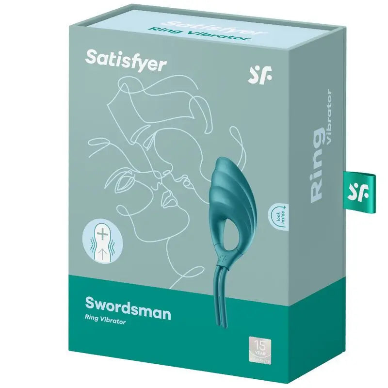 Anello Satisfyer Anello vibrante Swordsman - Verde