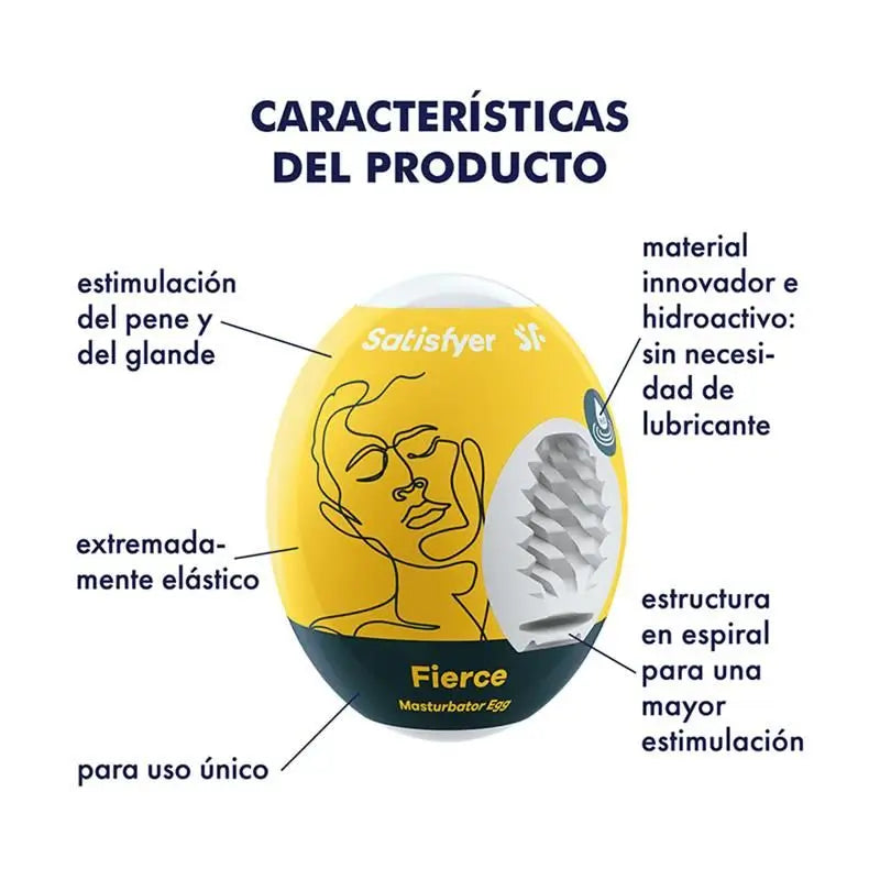 Satisfyer Set 3 Uova Masturbatore Modello Fierce