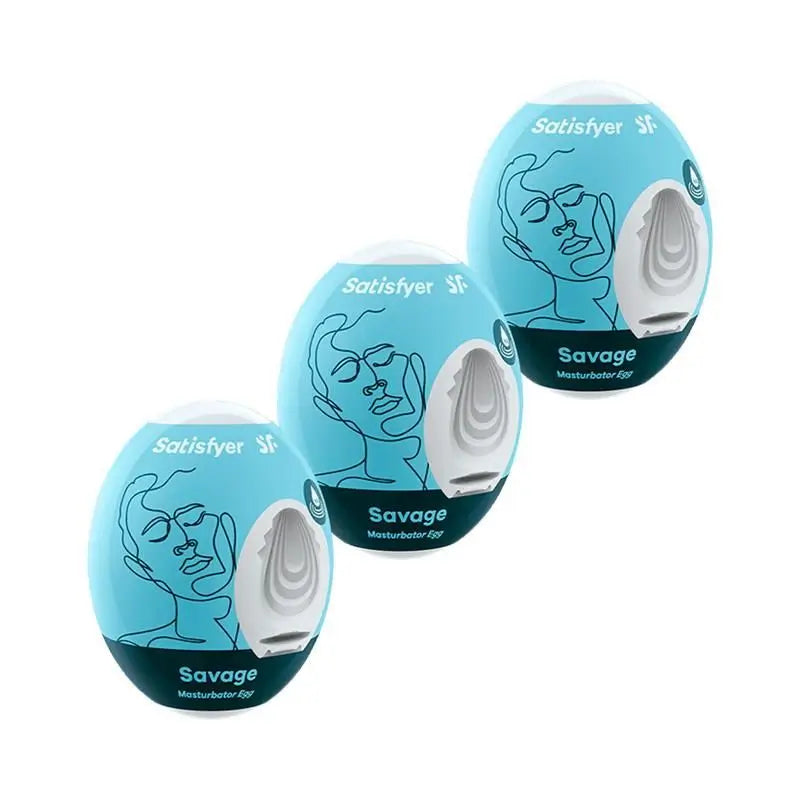 Set 3 ovuli masturbatori Satisfyer Modello Savage