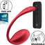 Stimolatore G-Spot a petali brillanti Satisfyer Telecomando rosso App gratuita