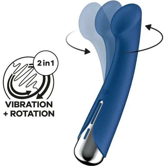 Satisfyer Spinning G-Sport 1 Vibratore Rotante Blu