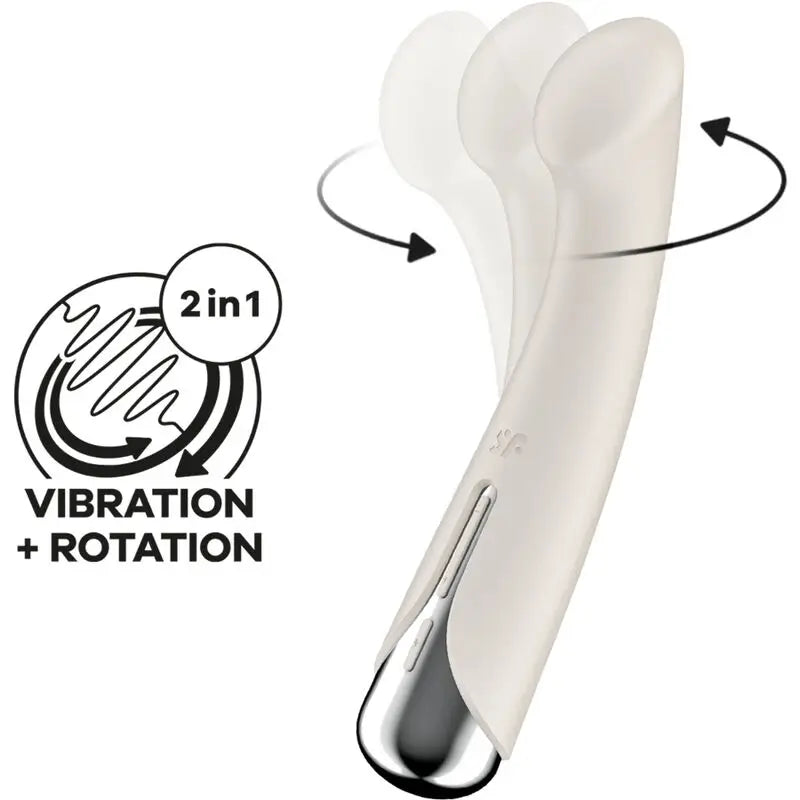 Satisfyer Spinning G-Sport 1 Vibratore Rotante Beige