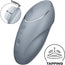 Satisfyer Tap & Climax 1 Vibratore Lay-On Grigio