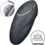 Satisfyer Tap & Climax 1 Vibratore Lay-On Nero