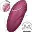 Satisfyer Tap & Climax 1 Vibratore Lay-On Rosso