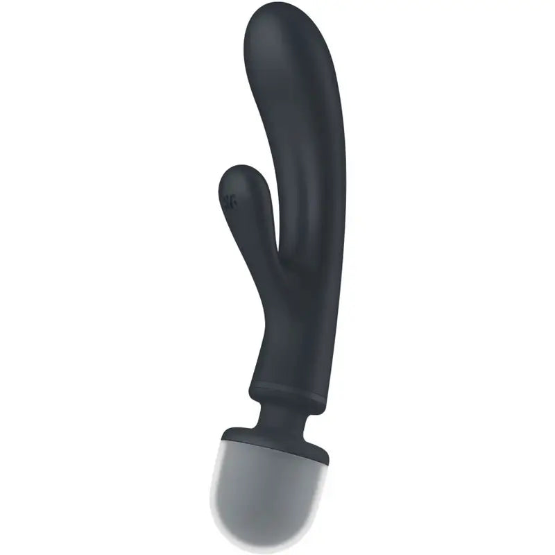 Satisfyer Triple Lover Rabbit Massaggiatore vibrante grigio