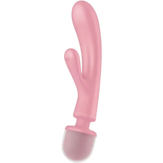 Satisfyer Triple Lover Pink Rabbit Massaggiatore vibrante