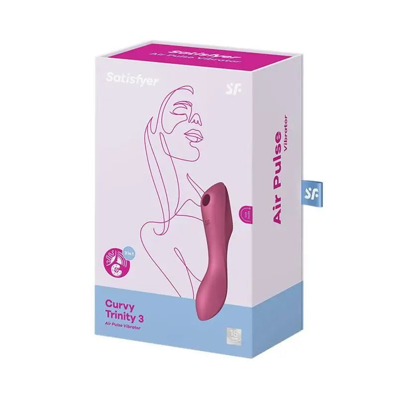 Vibratore e succhiatore Satisfyer Tripla stimolazione Usb Rosso