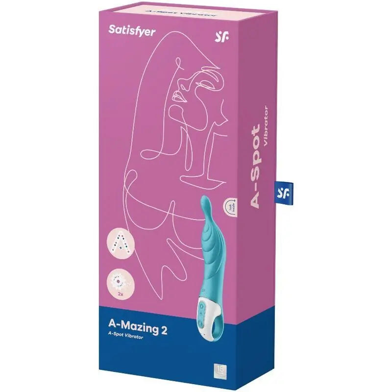Vibratore Satisfyer A-Mazing 2 Vibratore A-Spot - Turchese