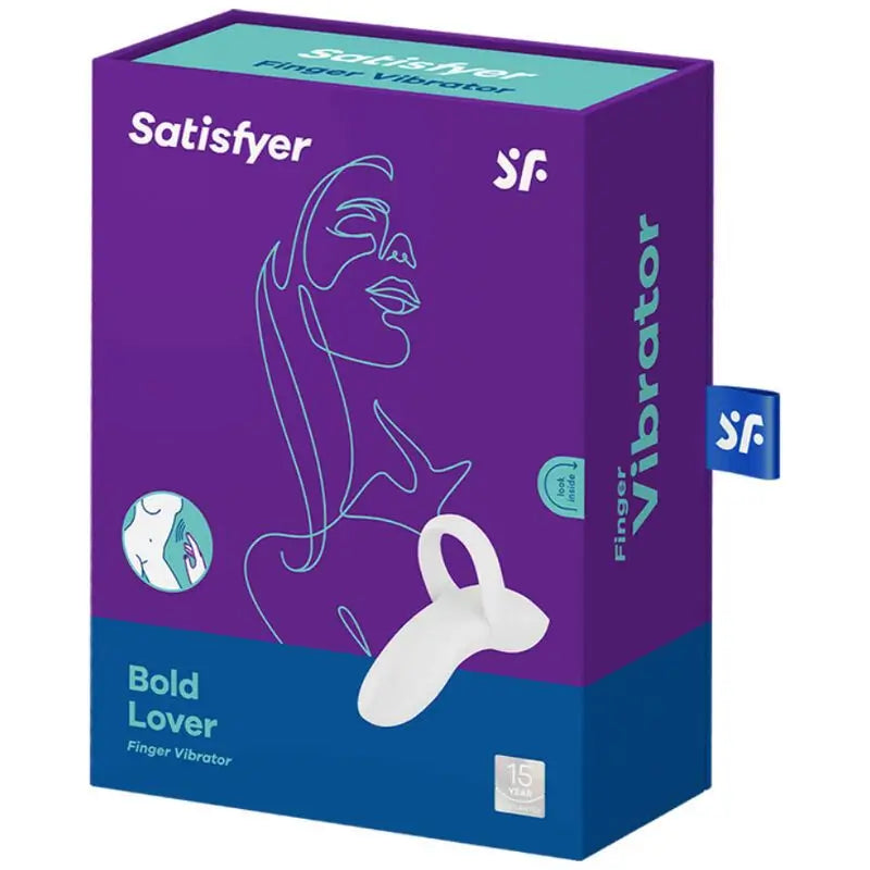 Vibratore Satisfyer Bold Lover Vibratore a ditale - Bianco